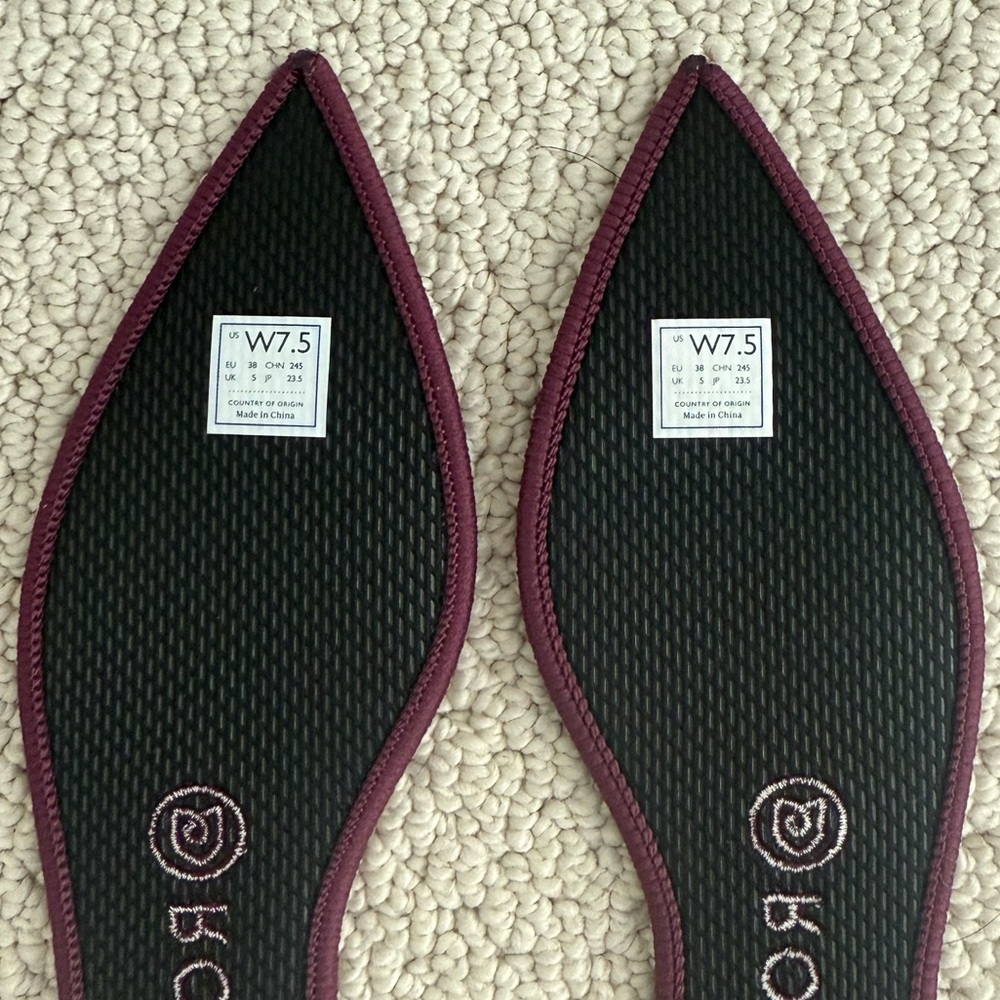 Rothy’s The Point Fig Python Flats - Picture 8 of 10